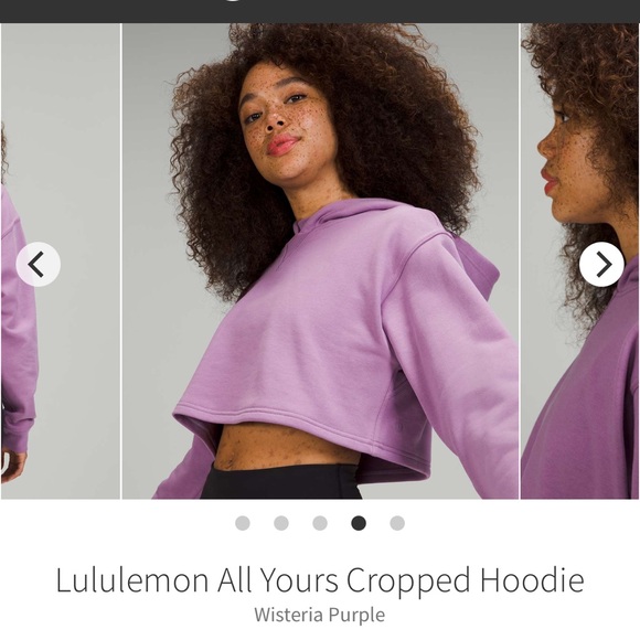 NEW with tags! Lululemon All Yours Cropped Hoodie
Wisteria Purple - Picture 3 of 11